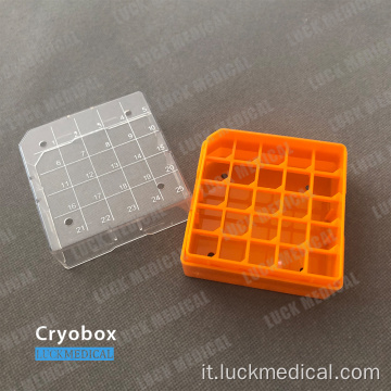 Cryobox per la plastica PC Cryovial Storage